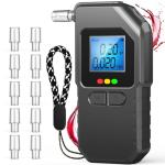 Portable Breathalyzer with Voice Prompt and LCD Display