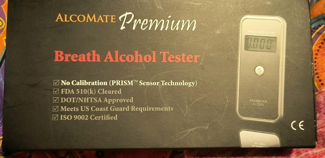 AlcoMate AL7000 Premium Breathalyzer - Unused