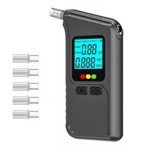 Portable Alcohol Breathalyzer with 5 Mouthpieces