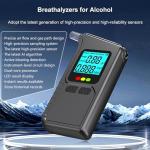 Portable Alcohol Breathalyzer with 5 Mouthpieces