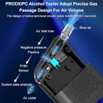 Portable Alcohol Breathalyzer with 5 Mouthpieces