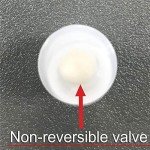 AlcoMate Breathalyzer Mouthpieces with One-Way Flow