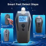 Digital Alcohol Breathalyzer with Memory and Alarm