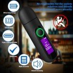 Portable Professional Breathalyzer with LCD Display