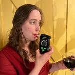 Rechargeable Portable Breathalyzer with LCD Display