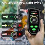 Rechargeable Portable Breathalyzer with LCD Display