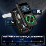VXF Portable Alcohol Breathalyzer with LCD Display