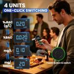 VXF Portable Alcohol Breathalyzer with LCD Display