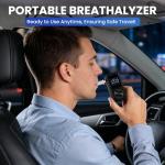 VXF Portable Alcohol Breathalyzer with LCD Display