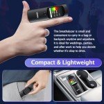 Portable Alcohol Breathalyzer with 11 Mouthpieces