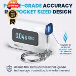 BACtrack C6 Keychain Breathalyzer - White