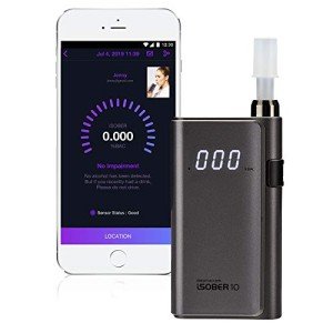 iSOBER 10 Personal Breathalyzer with Fuel Cell Sensor