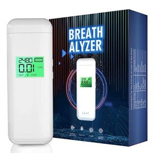 L&HE Professional Alcohol Breathalyzer with LCD Display