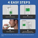 L&HE Professional Alcohol Breathalyzer with LCD Display