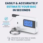 BACtrack Go Keychain Alcohol Breathalyzer - White