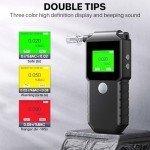 USB Rechargeable Breathalyzer with High Precision Sensor