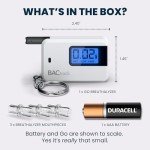 BACtrack Go Keychain Alcohol Breathalyzer - White
