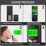 Professional Alcohol Breathalyzer with LCD Display