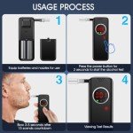 YYBNN Portable Alcohol Breathalyzer with LCD Display