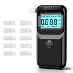 Portable Alcohol Breathalyzer with LCD Display