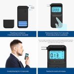 Portable Alcohol Breathalyzer with LCD Display