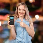 Portable Alcohol Breathalyzer with LCD Display