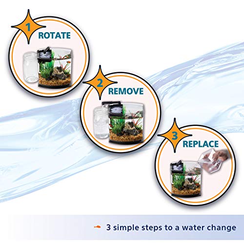 Aqueon 5 Gallon LED MiniBow Aquarium Kit