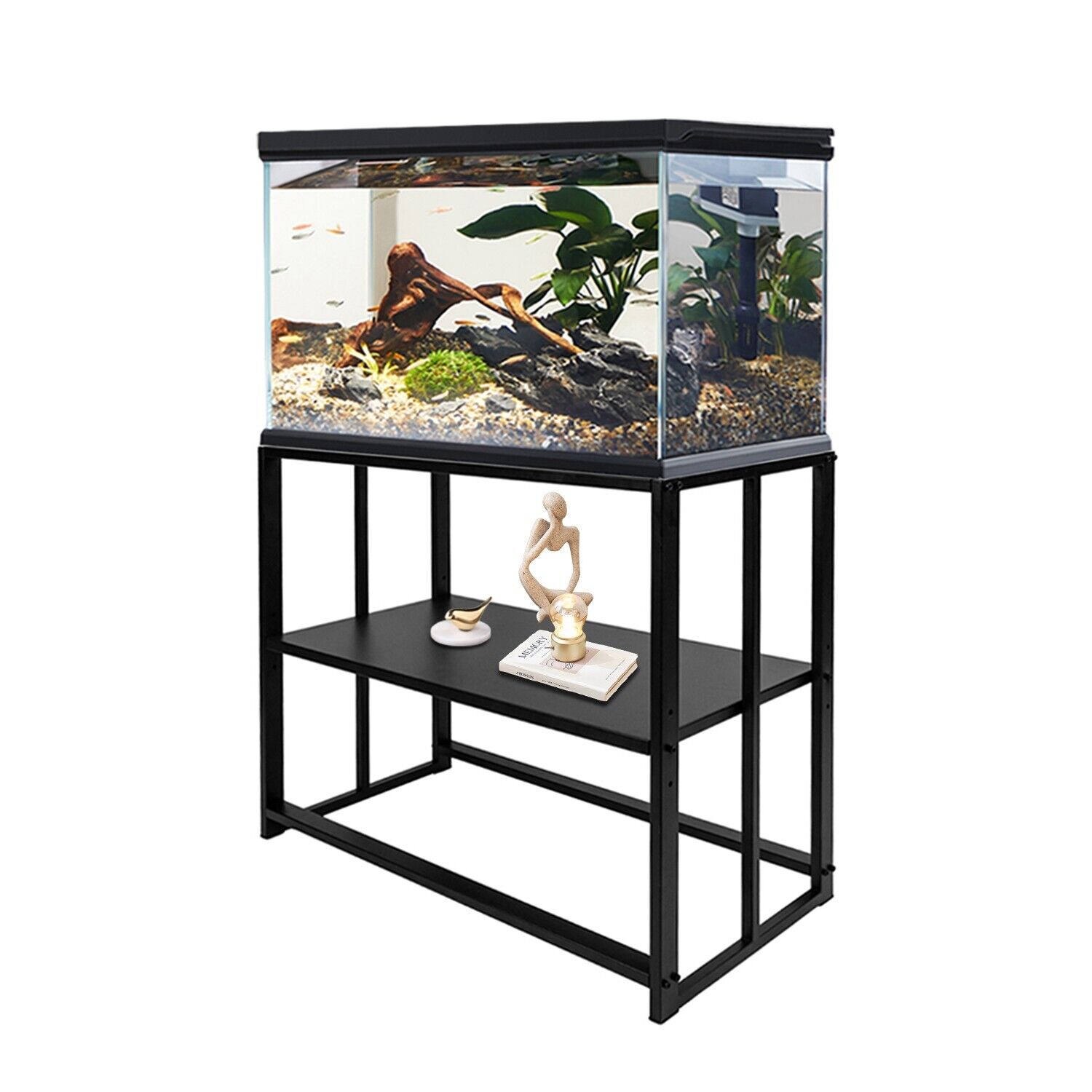 40 Gallon Metal Fish Tank Stand for Aquariums