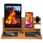 iPad Charging Station, Handmade Apple Workstation, iPhone 16 Dock, Apple Watch Ultra Charger, Nightstand Dock, Bestselling Christmas Gift