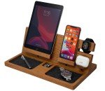 iPad Charging Station, Handmade Apple Workstation, iPhone 16 Dock, Apple Watch Ultra Charger, Nightstand Dock, Bestselling Christmas Gift
