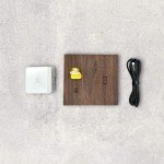 Catura Edge Apple Dock,  3 in 1 Wireless Charger, Wooden Dock, One Cable Charger, Handcrafted Anniversary Gift, iPhone 16