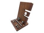 DELUXE APPLE DOCK, Deluxe Charging Station , Wooden iPhone Dock, Apple Watch and Airpods Charger, Birthday Gift for Him, Christmas Gift