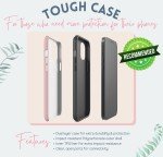 Moon Black Botanical Leaves Celestial Personalized Gift For Her Customize Phone Case iPhone 14 Case 14 Pro Max iPhone 13 Case 13 Pro Max 12