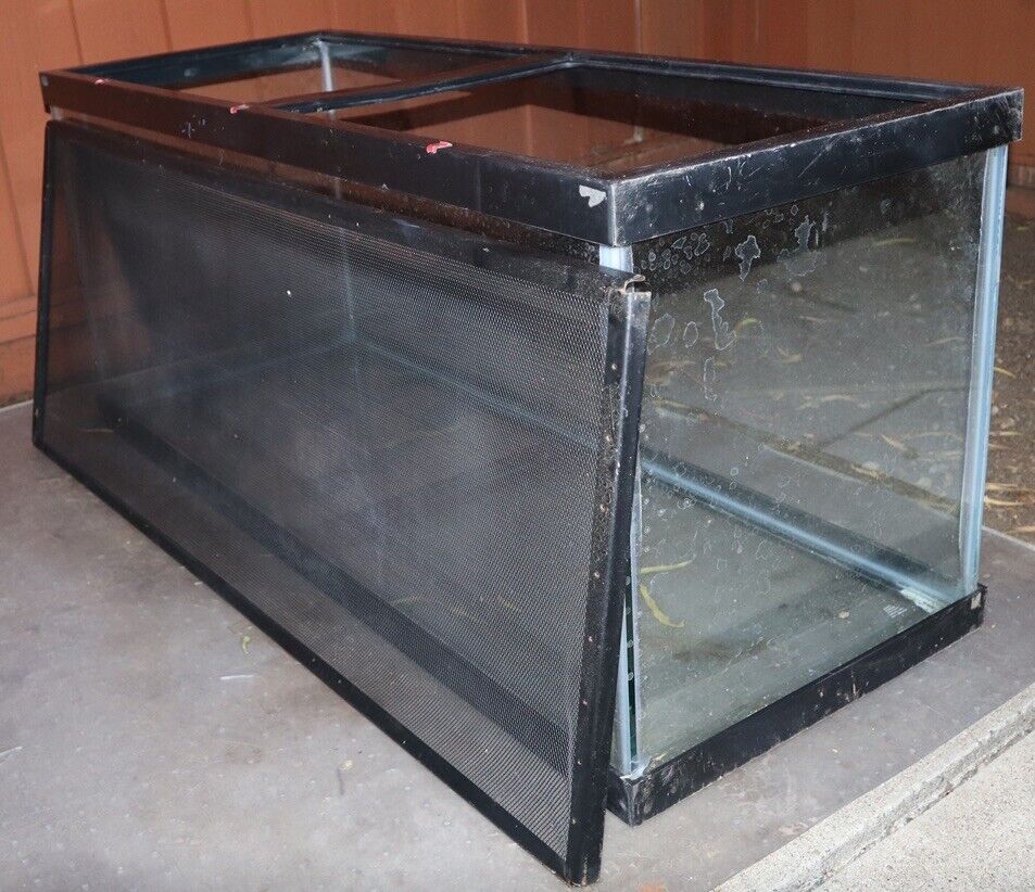 75 Gallon Aquarium Fish Tank with Screen Cover
