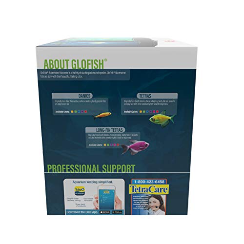 GloFish 5-Gallon Crescent Aquarium Kit with LED