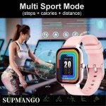 NEW Women Smart Watch Men Android IOS Phone 1.44" Color Screen Full Touch Custom Dial Smart Watch Bluetooth Call SmartWatch