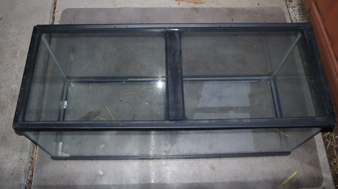 75 Gallon Aquarium Fish Tank with Screen Cover