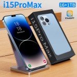 i15 Phone Pro Max 6.7 inch 16GB + 1TB Smartphone 8-Core