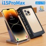 i15 Phone Pro Max 6.7 inch 16GB + 1TB Smartphone 8-Core