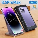 i15 Phone Pro Max 6.7 inch 16GB + 1TB Smartphone 8-Core