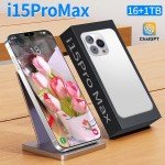 i15 Phone Pro Max 6.7 inch 16GB + 1TB Smartphone 8-Core