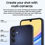 Samsung Galaxy A15 128GB/6GB 6.5" International Unlocked Smartphone - Blue Black