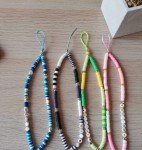 Customizable Phone Jewel*grigri*phone&#39;s jewellery*Portable Cord*yellow*green*Custom Phone Jewelry*Spring*Summer