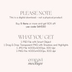 Tough Case Mockup, Phone Case Mockup, iPhone Case Mockup, Smart Object PSD and Canva PNG