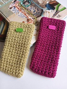 Crochet Phone Case, Crochet iPhone Pouch, Crochet Cotton Phone Case, Eco Friendly Phone Cover, Handmade Phone Pouch