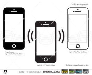 cell phone svg, smart phone svg, mobile phone svg, cell phone clipart, smartphone clipart, svg files for cricut, silhouette, cameo