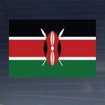 Kenya Country National Flag Decal Full Color Vinyl Sticker Decal for cars, laptops, tablets, water bottles and more