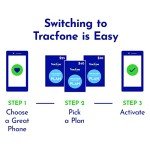 TracFone Moto g Pure (2021), 32GB, Blue - Prepaid Smartphone (Locked/Renewed)