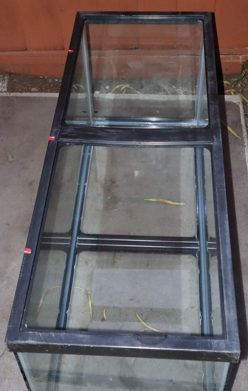 75 Gallon Aquarium Fish Tank with Screen Cover