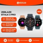 New Zeblaze Btalk 3 PRO Smart Watch 1.43" AMOLED Display Bluetooth Phone Calls Smartwatch Health and Fitness Tracking
